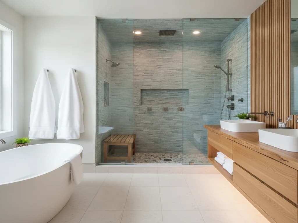 Natural Stone vs. Porcelain Shower: Sealing, Cost & Look Compared